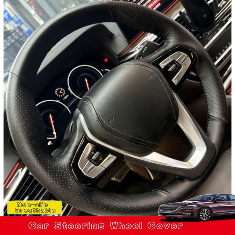 Sewing Gt - Penutup Roda Kemudi Mobil Kulit Asli