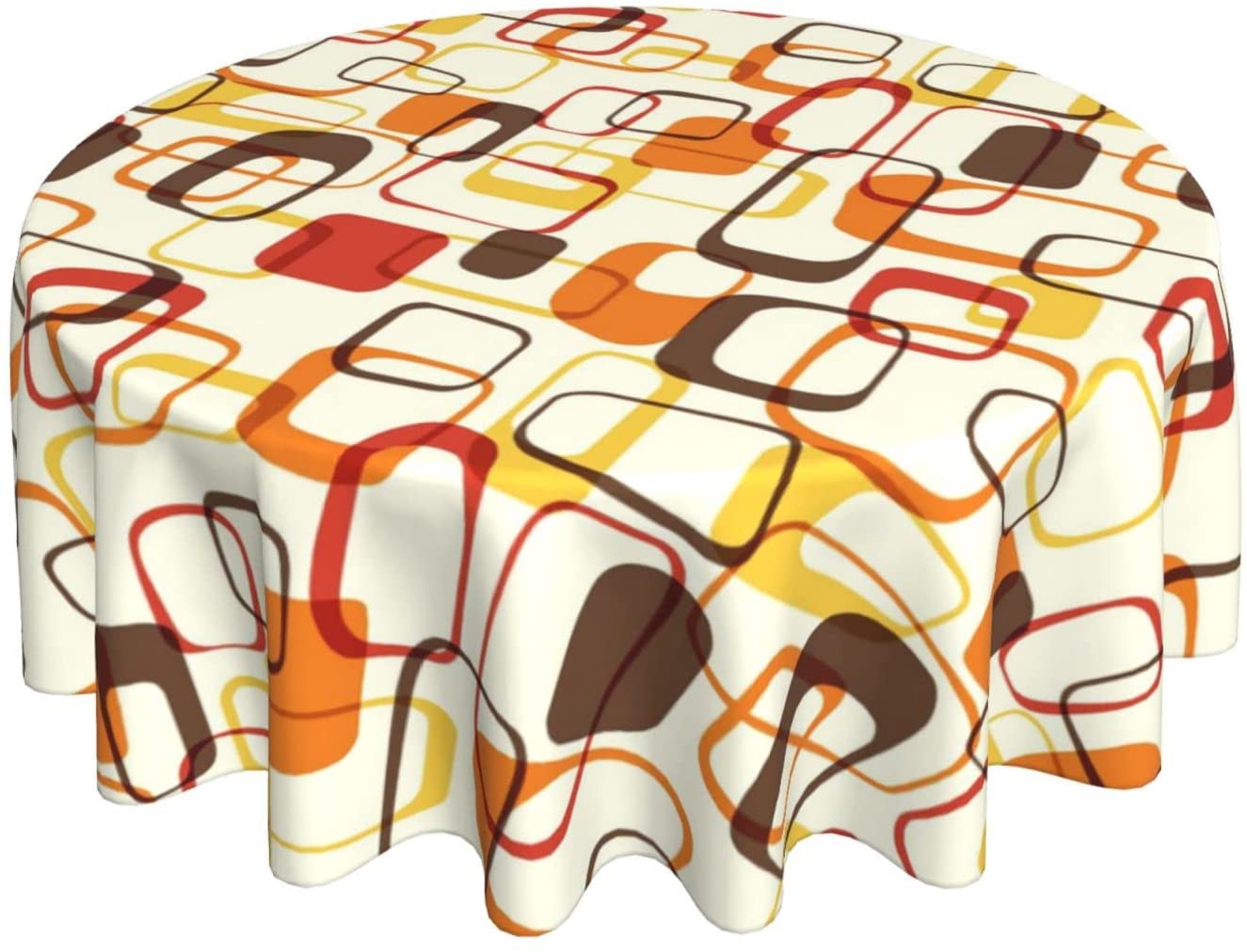 Century Textile & Sewing Supply Photos - Taplak Meja Bulat Geometris Retro Abad