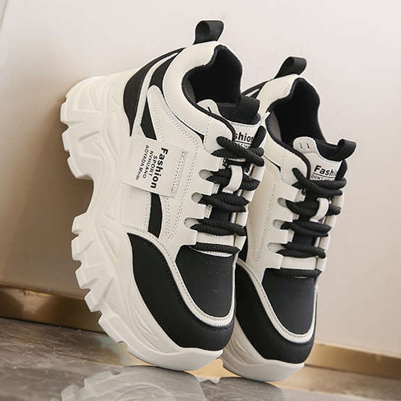 Sewing New - Sepatu Sneakers Platform Fashion Terbaru Penambah