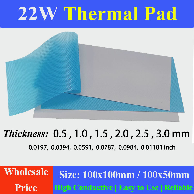 Fabric Softener Sheet - 22W/mk 100x100mm Lembaran Bantalan Termal Lembut