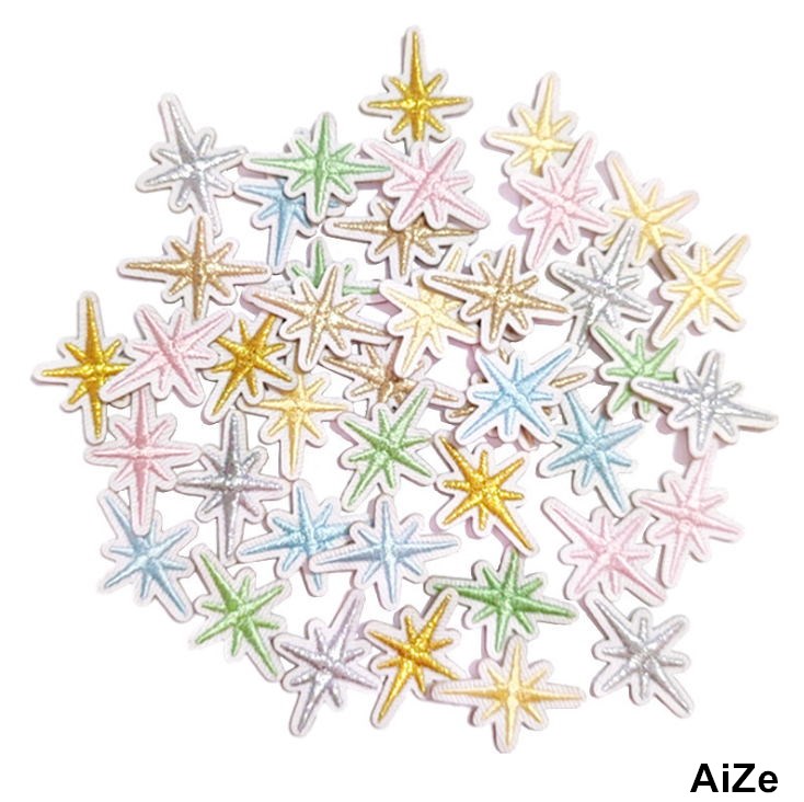 Patch Bordir Bintang 10 Pcs, T - Sewing Id ulasan dan harga