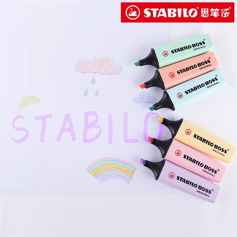 6 Warna STABILO BOSS Macaron W - Stabilo Marker Boss ulasan dan harga