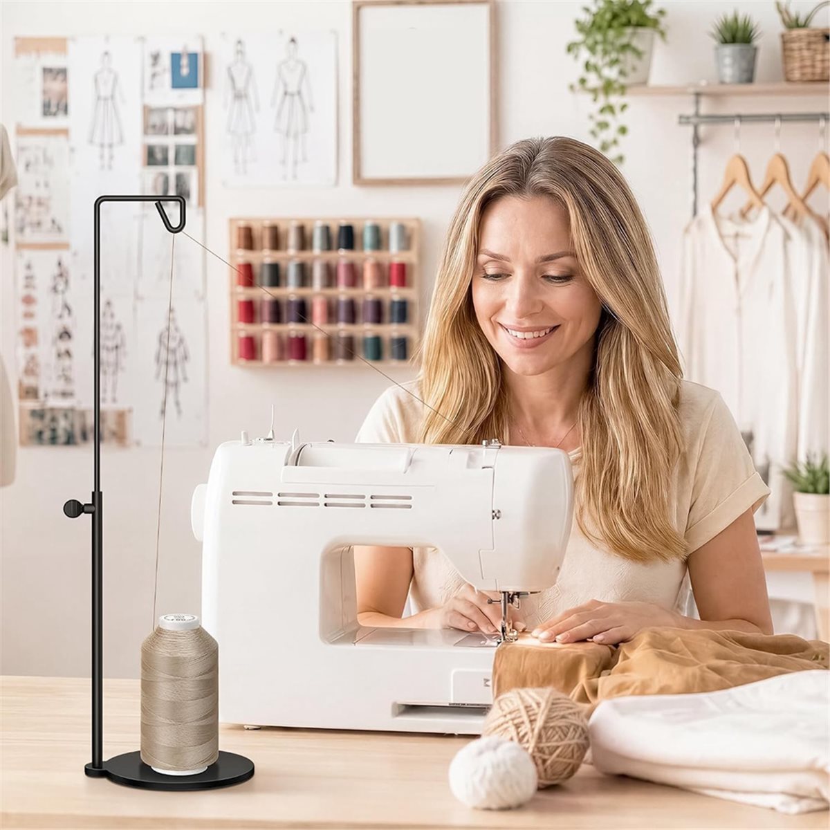 Penyangga Benang Kerucut yang  - Serger Thread Cone ulasan dan harga