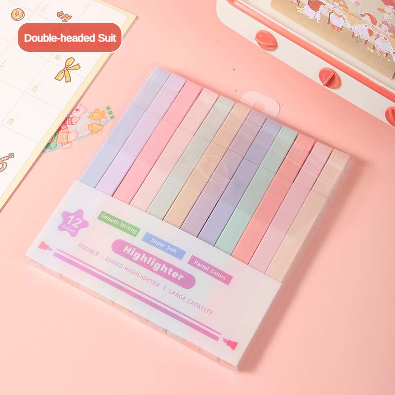 12 buah/Set pena Highlighter u - Stabilo Marker Boss ulasan dan harga