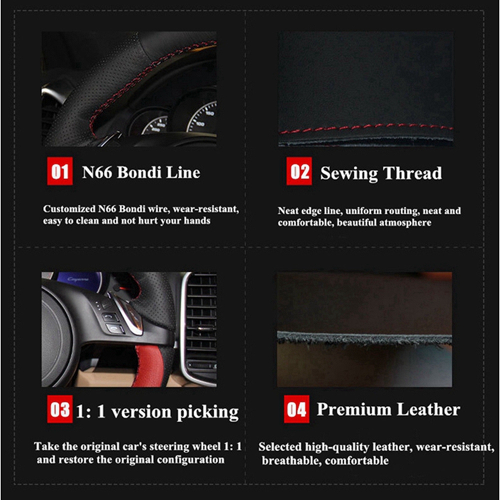 Sarung Setir Kulit Mikrofiber  - Sewing Gt ulasan dan harga