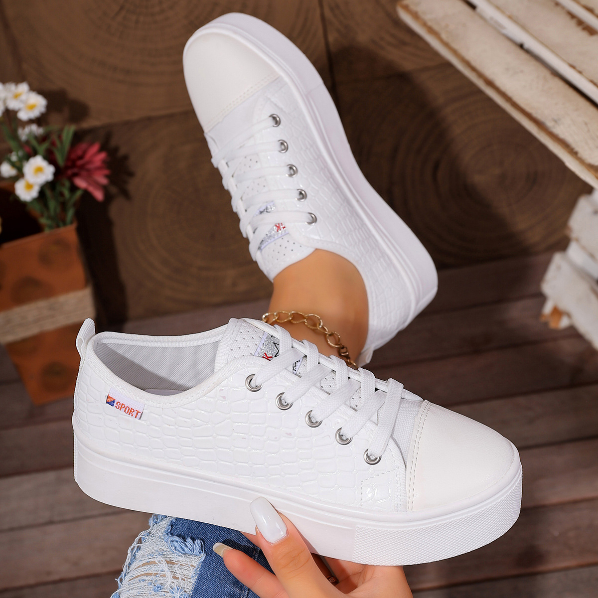 Sepatu flat kasual wanita baru - Sewing New ulasan dan harga