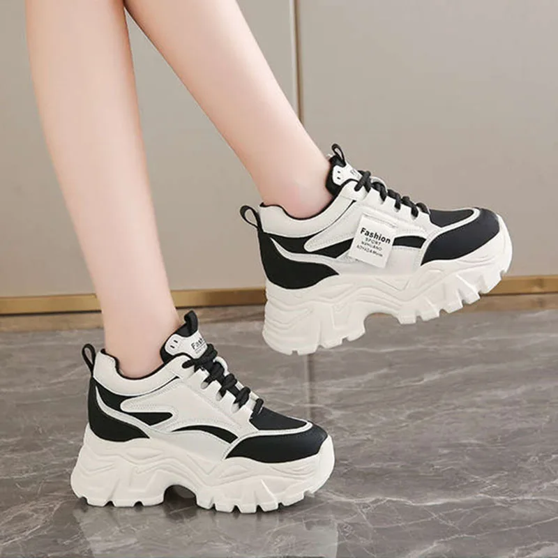 Sepatu Sneakers Platform Fashi - Sewing New ulasan dan harga
