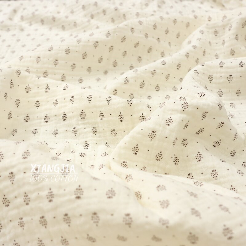 Kain katun vintage motif titik - Vintage Sewing Textile ulasan dan harga
