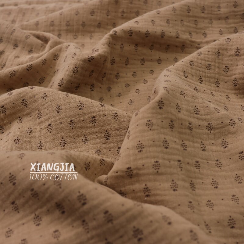 Kain katun vintage motif titik - Vintage Sewing Textile ulasan dan harga