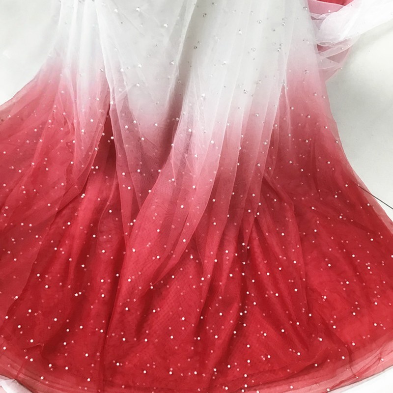 Kain Tulle Gradasi Mutiara 100 - Sewing Batik Fabric ulasan dan harga