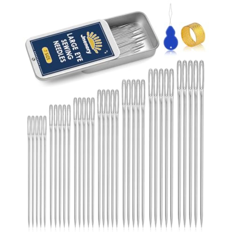 Jarum Jahit Mata Besar, 7 Ukur - Sewing Repair ulasan dan harga